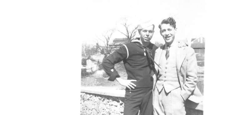 HarryAltonWoodandBrother-in-Law-EugeneHuck-abt1946-.png - Harry Alton WoodWith Brother-in-Law - Eugene Huck (Abt 1946)